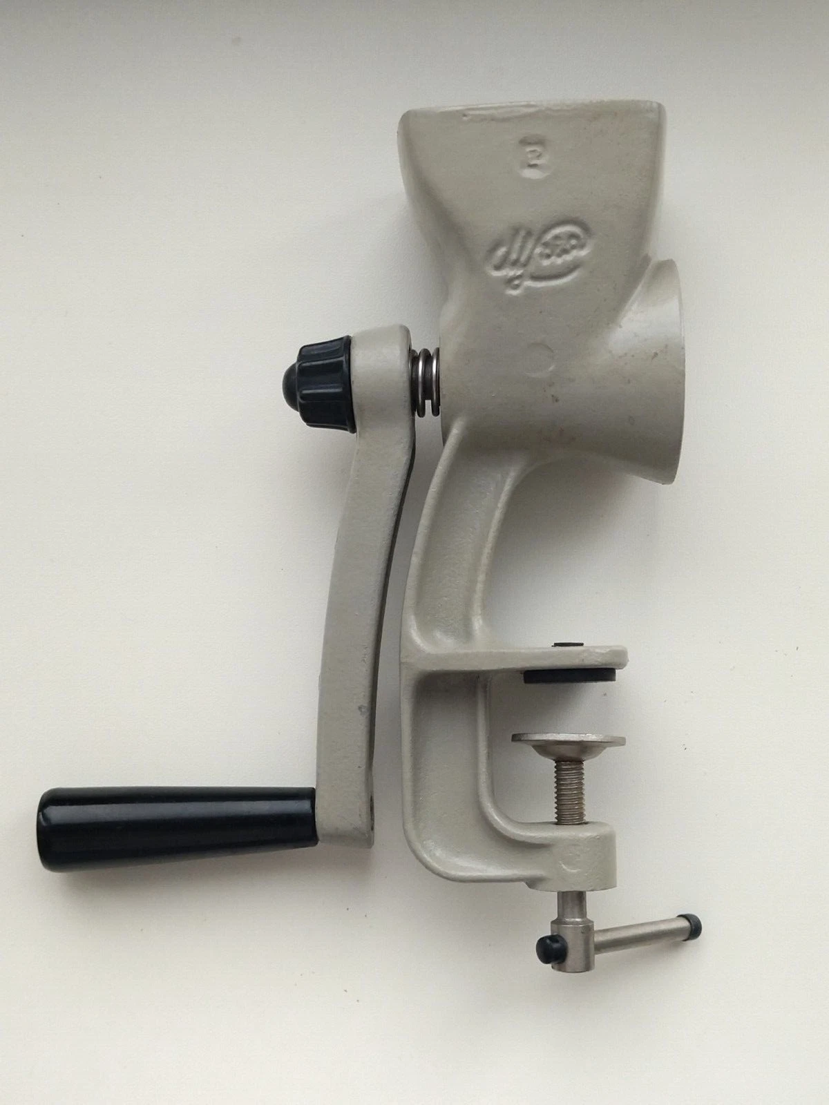 Original USSR MRIYA Meat Spice Grinder Manual Metal Mill 70s Soviet Kitchen Tool