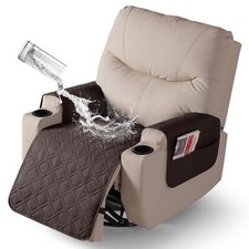 Recliner Chair Covers 100 Waterproof Seat Cover with Arm Reclining Cover Non...