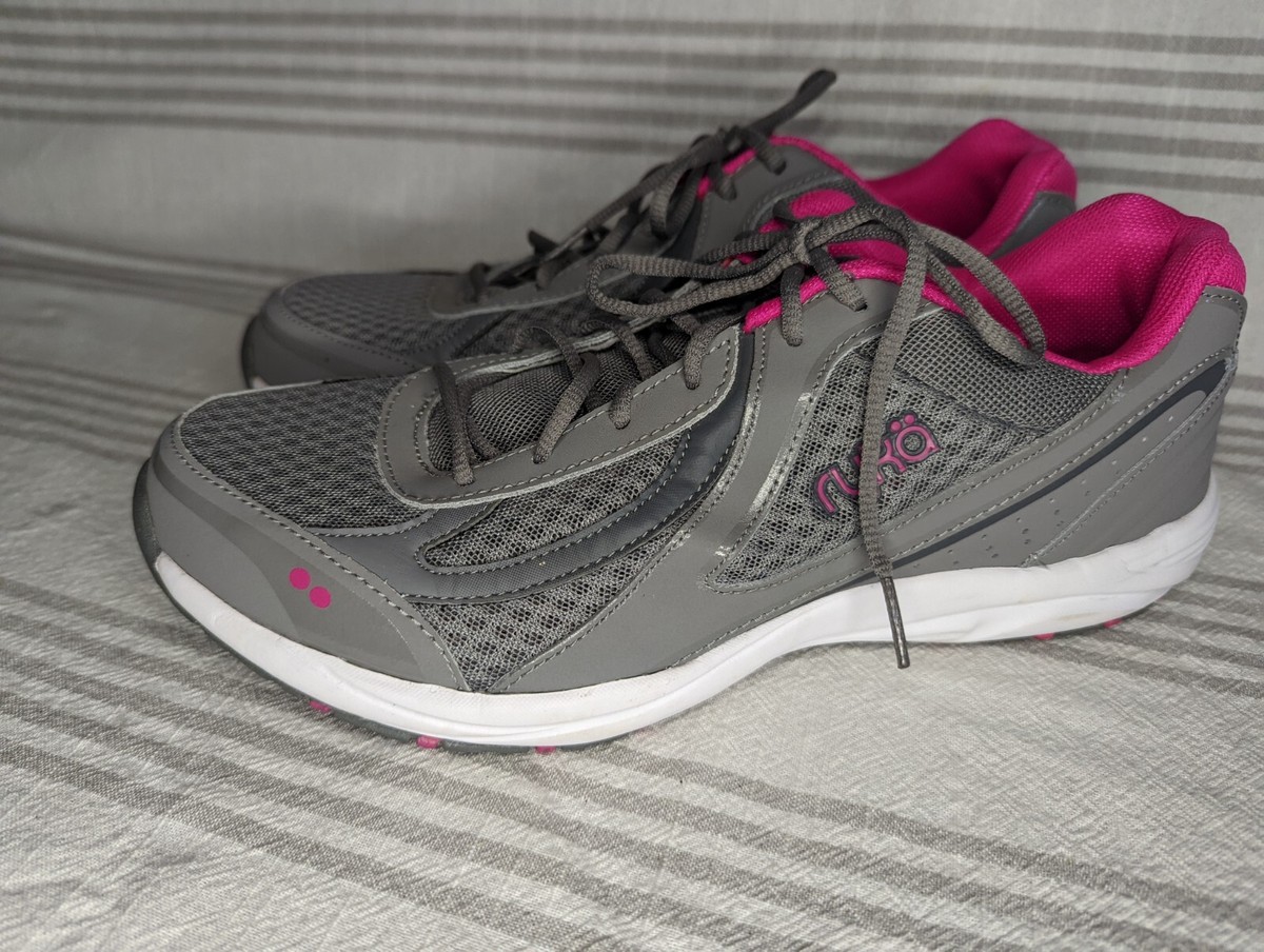 Ryka DASH Women's Walking Athletic Shoes Sneakers Gray And Pink