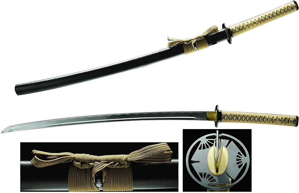 Snake Eye Tactical Warrior Classic Handmade Samurai Katana Sword w/ Wooden Stand