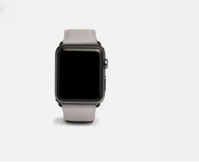 NWT Coach 1941 Dove Gray Smooth Glovetanned Leather APPPLE 42mm