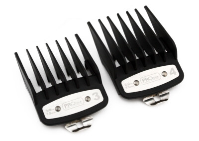 Aufsteckkamm Metallbeschlag 3. 10mm - 4. 13 mm passend - Wahl Standard Haarschneidemaschine