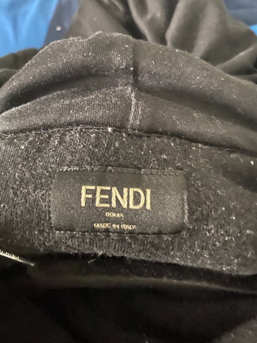 Fendi Pullover Hoodie, Black Mens 2XL | eBay