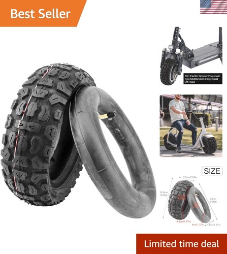 Off Road Scooter Tires, 10x3 inch Pneumatic Tire for Zero 10x for Apollo Pro ...