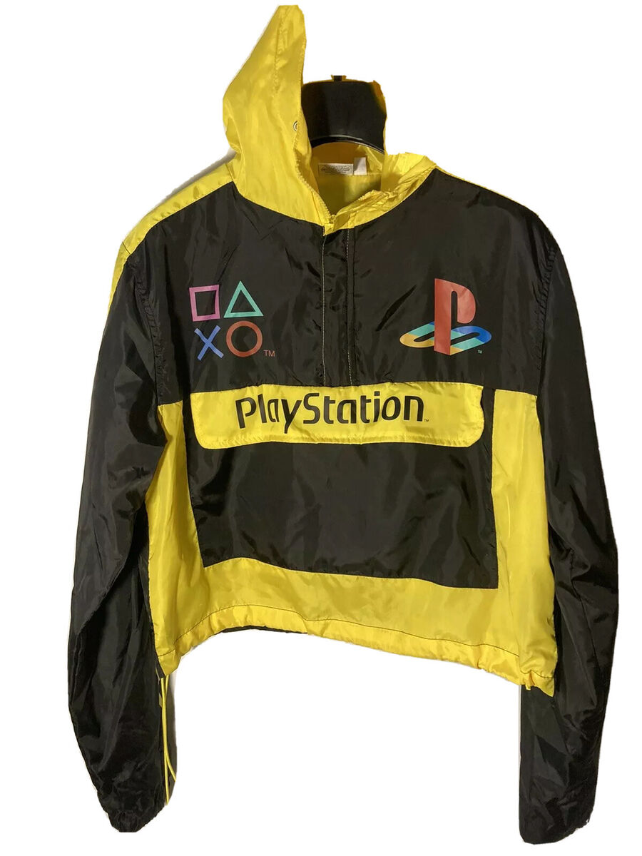 Playstation Womens Size S Hooded Full Zip Cropped Playstation Womens Size S Hooded Full Zip Cropped