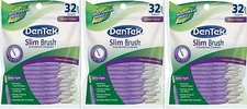 Dentek SLIM BRUSH Extra Tight Interdental Cleaners 32ct ( 3 Pack ) 