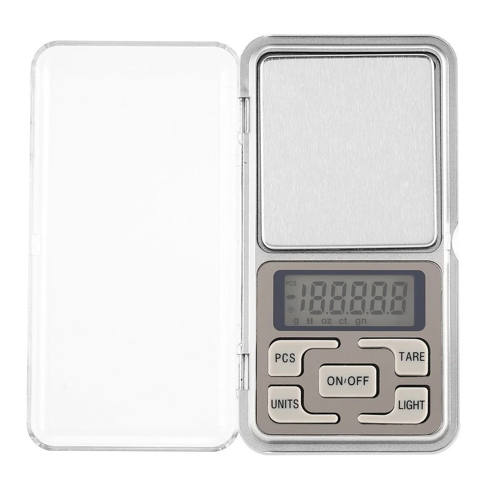 Digital LCD Mini Scale 200g-500g / 0,01g Taschengewicht Elektrisches Gramm - Bild 4 von 4