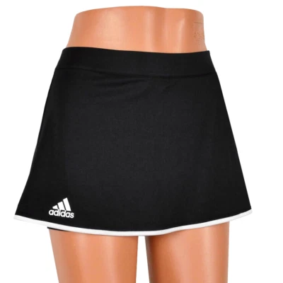Adidas Damen Tennis Rock mit Hose 2in1 Skort Sport Laufrock schwarz/weiß XS S M - Bild 1 von 4