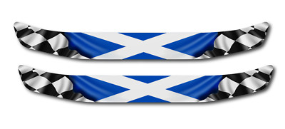 Scotland Souvenirs Scotland Saltire Flag Oval Car Sticker - 150mm X 100mm Glossy Vinyl Decal, Self-Adhesive, Made In UK Scotland Car Sticker - Foto 11