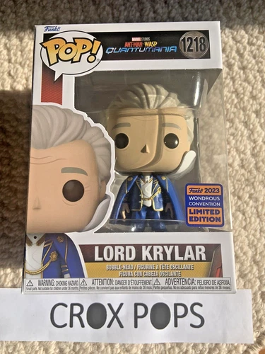 LORD KRYLAR WC 1218 QUANTUMANIA Funko Pop Vinyl New in Mint Box + PROTECTOR