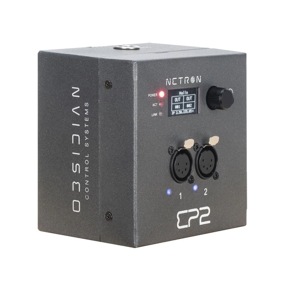 Obsidian Netron EP2 - 2 x 5-pin XLR Port POE ArtNET Node - Image 3 of 4