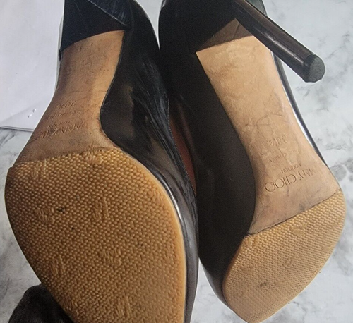 Jimmy Choo Tinker Heels- Size 38 1/2 US 7.5 - Picture 3 of 4