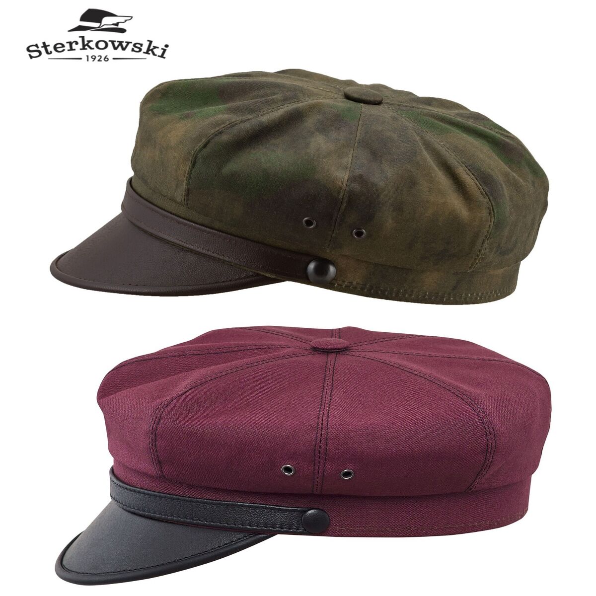 Sterkowski HARLEY Waxed Cotton Motorcyclist Hat Retro Biker Sterkowski HARLEY Waxed Cotton Motorcyclist Hat Retro Biker