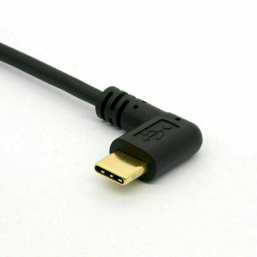 USB-C Stecker linker/rechter Winkel auf Micro B Ladekabel für MacBook Pro 25 cm - Bild 3 von 5