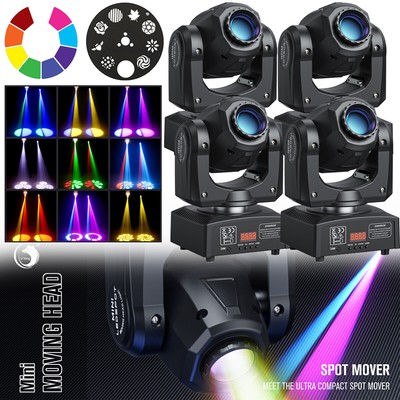 120W Gobo Moving Head Stage Light Beam RGBW Spot LED DMX512 Disco DJ Lighting