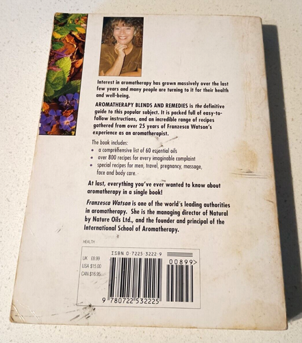 Libro guía de mezclas y recetas de aromaterapia medicina en el hogar 1995 - Imagen 2 de 14