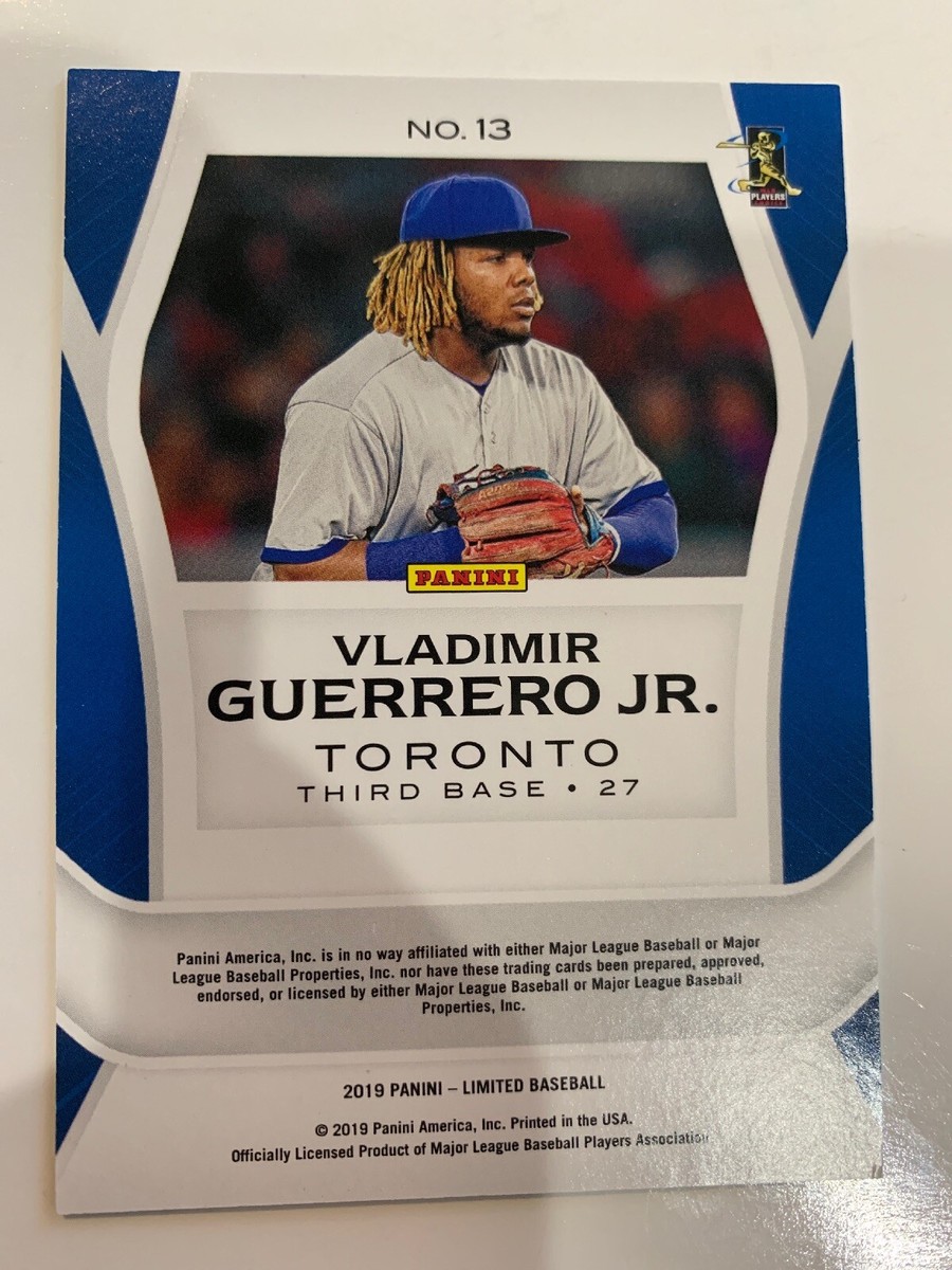 2019 MLB PANINI CHRONICLES LIMITED BLUE VLADIMIR GUERRERO JR