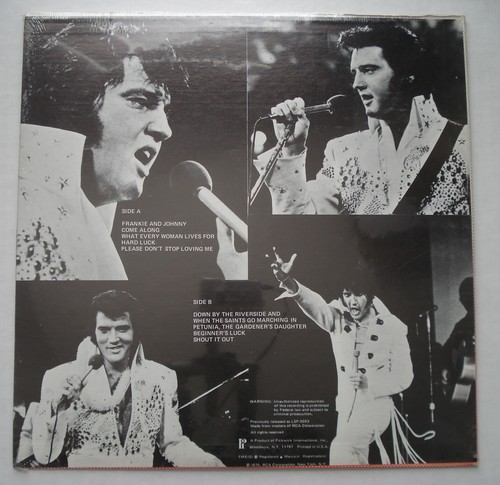 ELVIS PRESLEY Frankie & Johnny PICKWICK CAMDEN Sealed 1976 RE LP - Picture 2 of 4