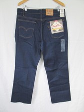NEW LEVI'S VTG 90s 38x28 Signature Action Jeans Dark Wash 405472317
