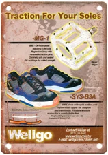 Old School BMX Wellgo Pedals Reproduction Metal Sign B1506