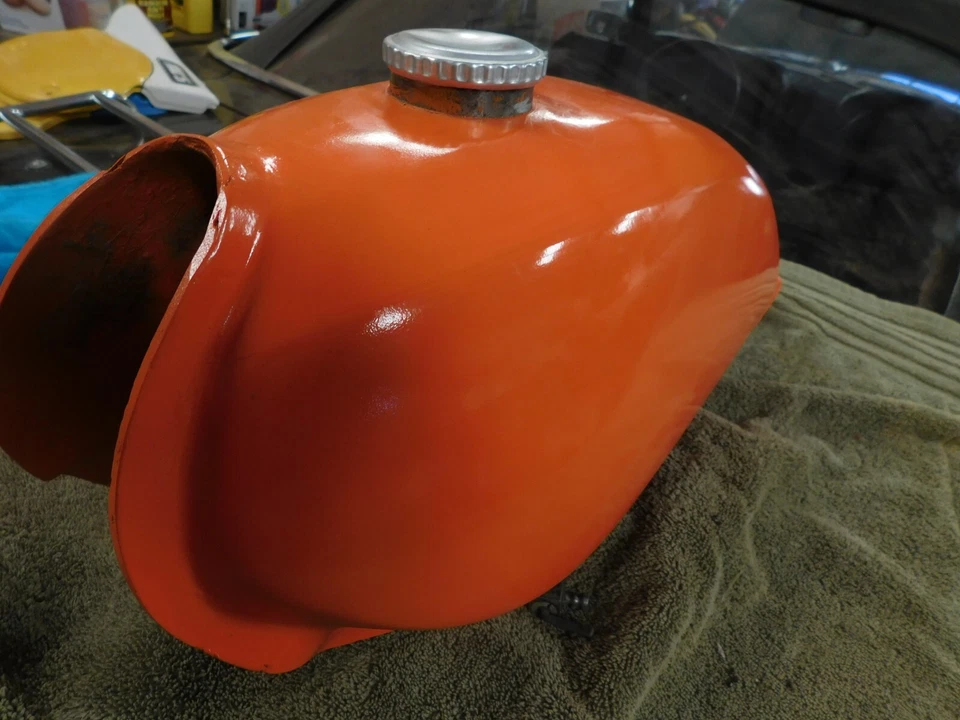 PENTON KTM 100 125 175 250 400 FIBRA DE VIDRIO TANQUE GASOLINA De colección MX MotoCross Foto 4 de 4