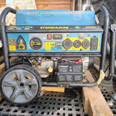 Firman T09371 11600W Tri-Fuel Portable Generator - Gas/Propane/NG - RUNS GREAT
