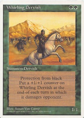 Whirling Dervish 4ED English NM - MTG