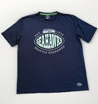 HUGO BOSS X NFL Seattle Seahawks Mens T-Shirt Size XXL 2XL Rare Flawless A1