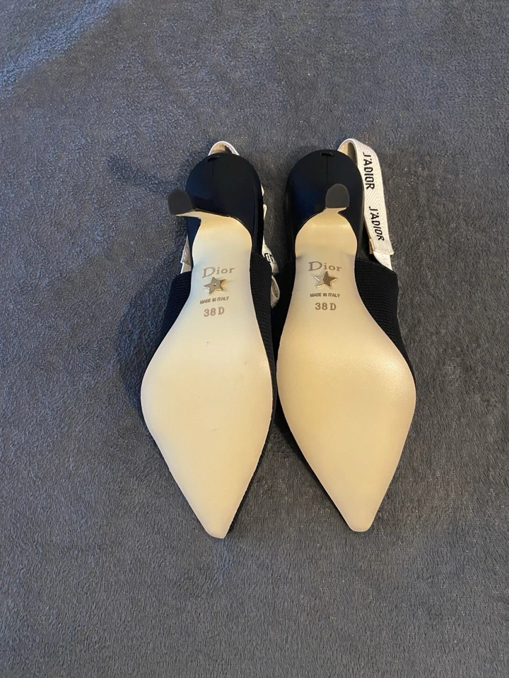 Zapatos de tacón Dior negros para mujer talla 8 EE. UU. Nuevos con caja Foto 4 de 4