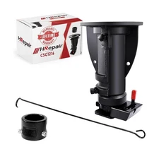 C5G1216 Adjustable Cushioned 5th Wheel Gooseneck Adapter Compatible with Conv...