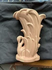 VTG McCoy Pink Swan Vase Planter 1940s Art Deco Spring Bloom