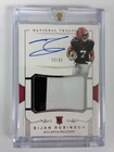 2023 Panini National Treasures Bijan Robinson Patch Auto /99 CRPA-BRO Falcons RC