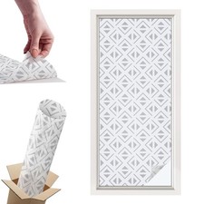Frosted Window Film Self Adhesive Privacy Geometric Pattern Geometry