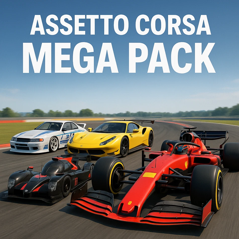 Assetto Corsa Automobilista 2 Mega Mod Pack 1.5TB F1 2026 GT3 GT4 Pistas Carros - Image 3 of 4