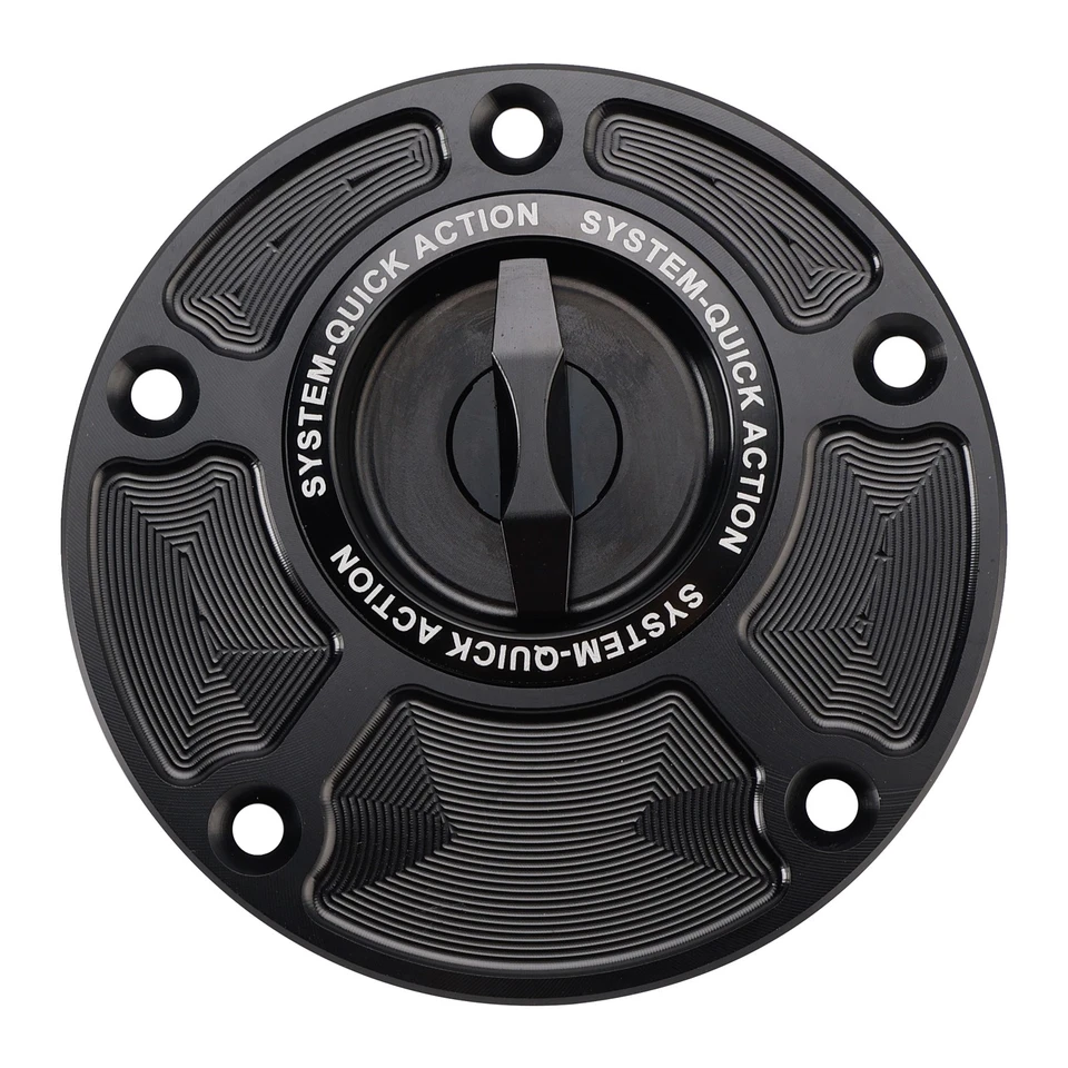 CNC Keyless Fuel Gas Cap For Yamaha YZF-R1 YZF-R6 2000-2025 YZF-R3 2015-2025 - Image 3 of 4
