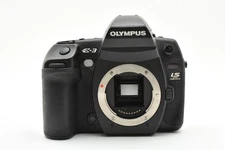 Olympus E-3 Black Digital SLR Camera Body DSLR Four Thirds 10.0MP Live MOS