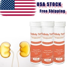 MERYDI-Sodium Chloride Salinity Test Strips for Urine Salt Test (0-500mg/dl)