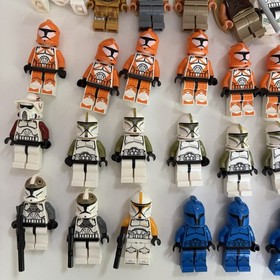 Lego 7676 7964 8093 75002 8018 9488 8014 75000 7913 Star Wars Minifigures Lot