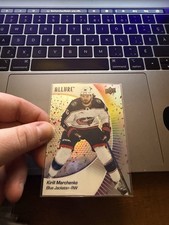 Kirill Marchenko 2023-24 Upper Deck Allure Confetti Parallel #28 Blue Jackets