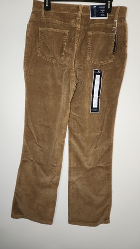 Pantaloni Sonoma donna taglia 8 marrone velluto a coste vestibilità moderna taglio stivaletto basso NUOVI - Foto 2 di 4