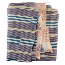 West African Bondoukou Indigo Cloth #16963 Burkina Faso Multicolor Cotton