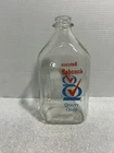 Vintage BABCOCK QUALITY CHEKD Half Gallon  Glass Milk Bottle, Toledo, Ohio