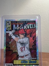 Panini Donruss 2022 Mike Trout Marvels Diamond Parallel #M-1 Angels Baseball