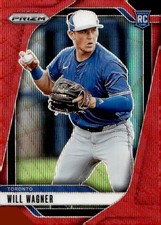 2025 Prizm Baseball Will Wagner Red Wave Prizm Toronto Blue Jays