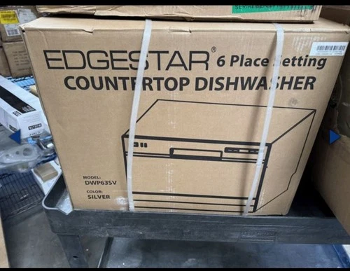EdgeStar 6 Place Setting Portable Countertop Dishwasher  - White #DWP62WH - Picture 3 of 3