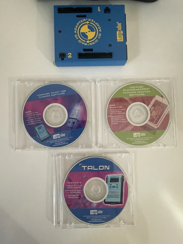 Logicube Forensic F-Talon Cloner Drive Kit w/Accessories - Complete /New Open - Image 4 of 4