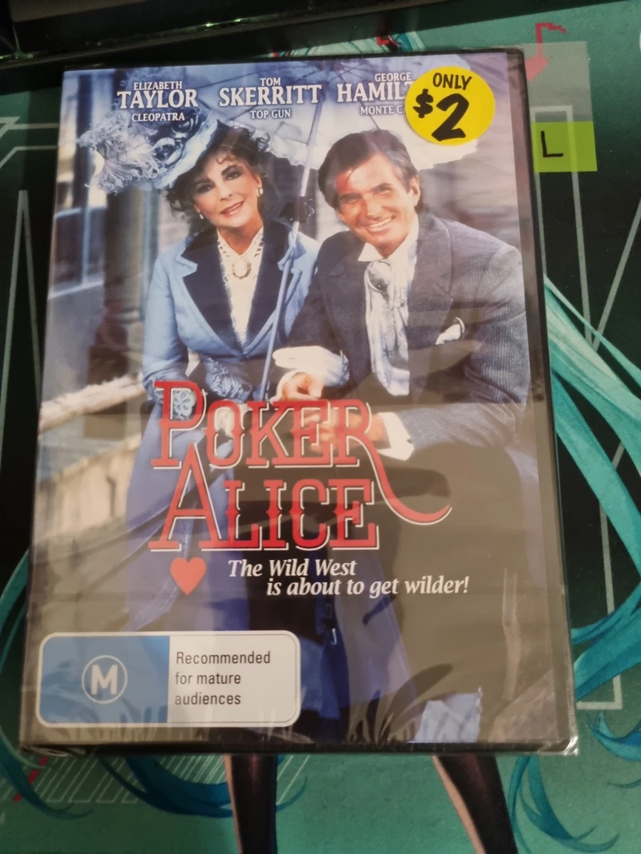 Poker Alice (All Region DVD 1987) Elizabeth Taylor Tom Skerritt - SEALED