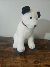 Dakin Plush RCA Chipper Dog Bull Terrier 11" White Stuffed Animal Toy 1993