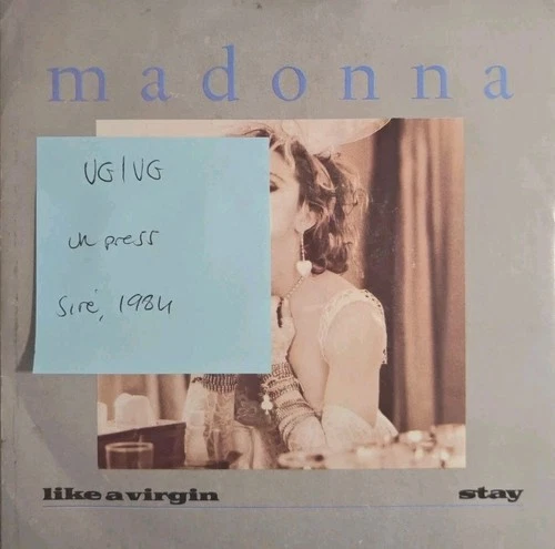 Madonna Like A Virgin Vinyl Record VG/VG W9210T 1984