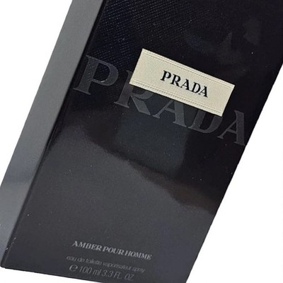 Prada Amber Pour Homme EDT Nat Spray 100 ml - 3,4 flüssige Unzen neu versiegelt